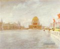 Ehrenhof Welten Columbian Exposition Impressionist Seenlandschaft John Henry Twachtman